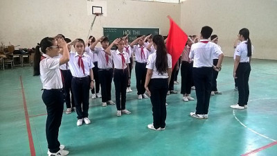 Tổng kết hội thi nghi thức Đội năm học 2017 - 2018