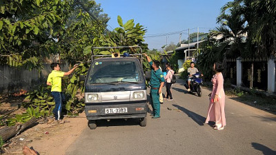 Ban an toàn giao thông phường hỗ trợ nhà trường