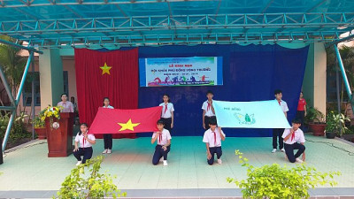 Khai mạc Hội khỏe phù đổng vòng trường - Năm học 2018 - 2019