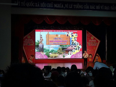 Trường tham gia hội thi "Nhà sử học nhỏ tuổi" năm 2018