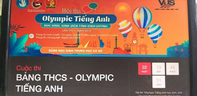 Liên đội nhà trường phát động cuộc thi Olympic tiếng Anh trên mạng