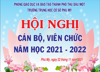 Hội nghị Cán bộ, viên chức năm học 2021 - 2022