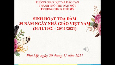 Sinh hoạt tọa đàm ngày 20 - 11