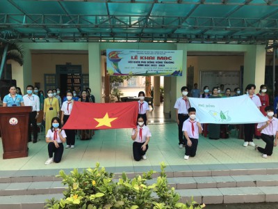 Lễ khai mạc hội khỏe phù đổng trường THCS Phú Mỹ năm học 2022-2023