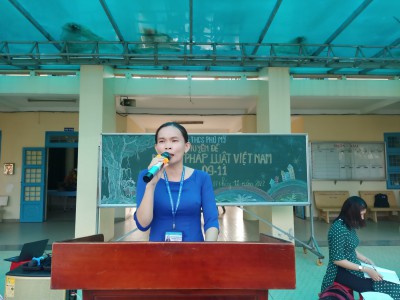 Phú Mỹ tổ chức buổi sinh hoạt chuyên đề hưởng ứng “Ngày pháp luật Việt Nam 9/11”