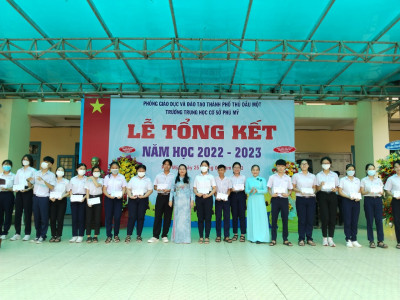 Trường THCS Phú Mỹ tổ chức lễ Tổng kết năm học 2022-2023