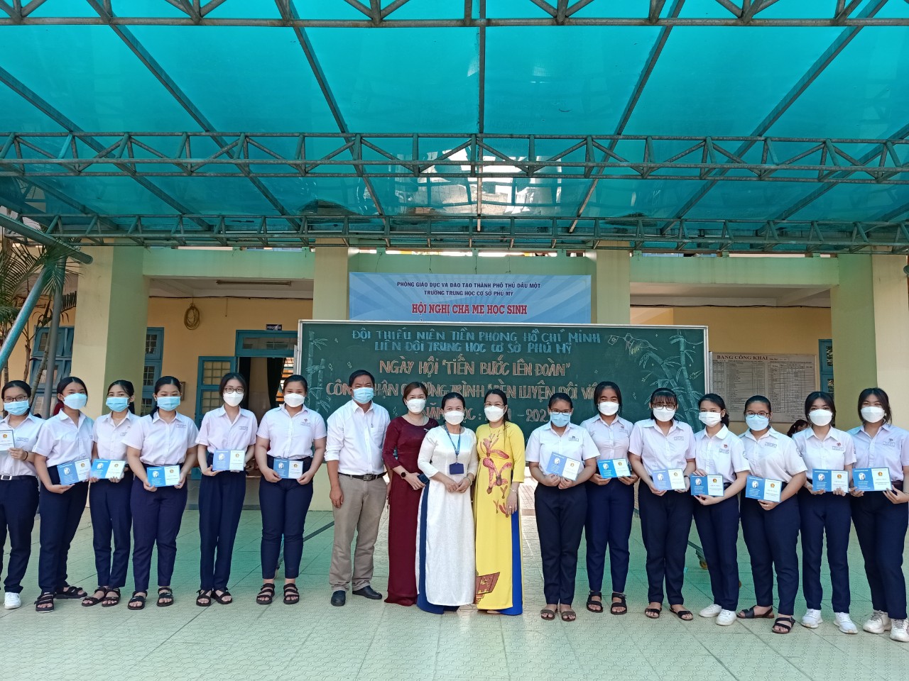 Trường THCS Phú Mỹ tổ chức ngày hội "Tiến bước lên đoàn"